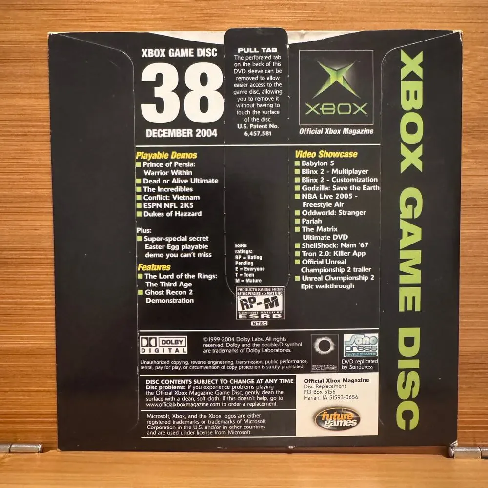 Official Xbox Magazine #38 Demo Disc for Microsoft Xbox (Dead or Alive Ultimate)